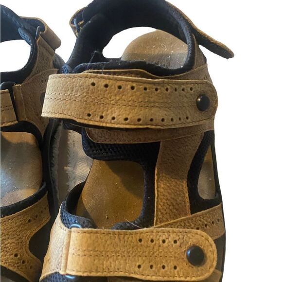 SAS Maverick Sandals Men Size 8 W Brown Leather Sport Strap Cushioned Comfort main image 11